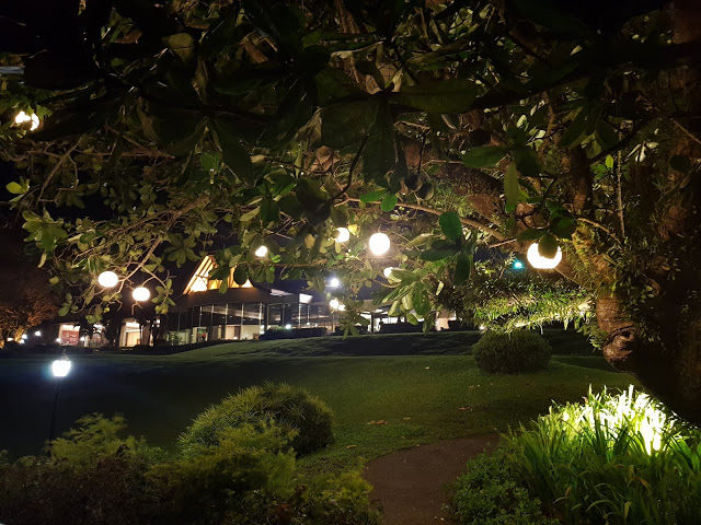 taal vista hotel at night
