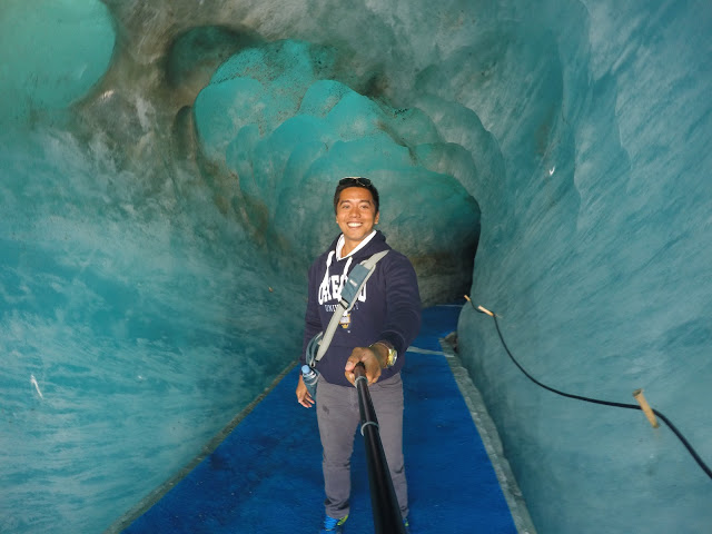 inside mer de glace glacier