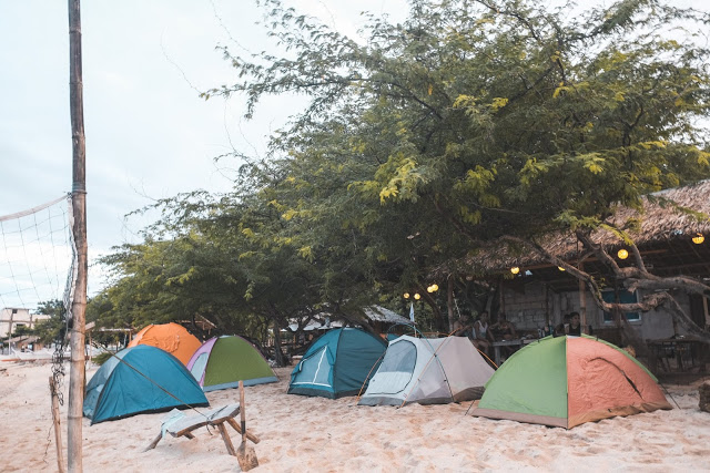 beach camping in batangas