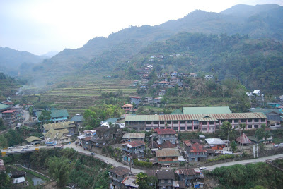 view of banaue from our room